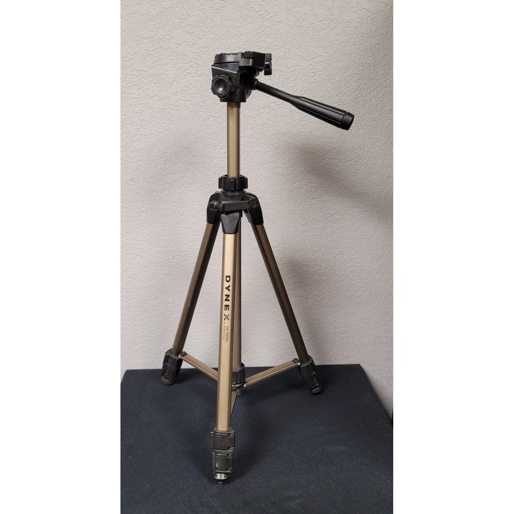 Dynex DX-TRP60 Professional 60" Universal Tripod 3-way Pan/Tilt Head